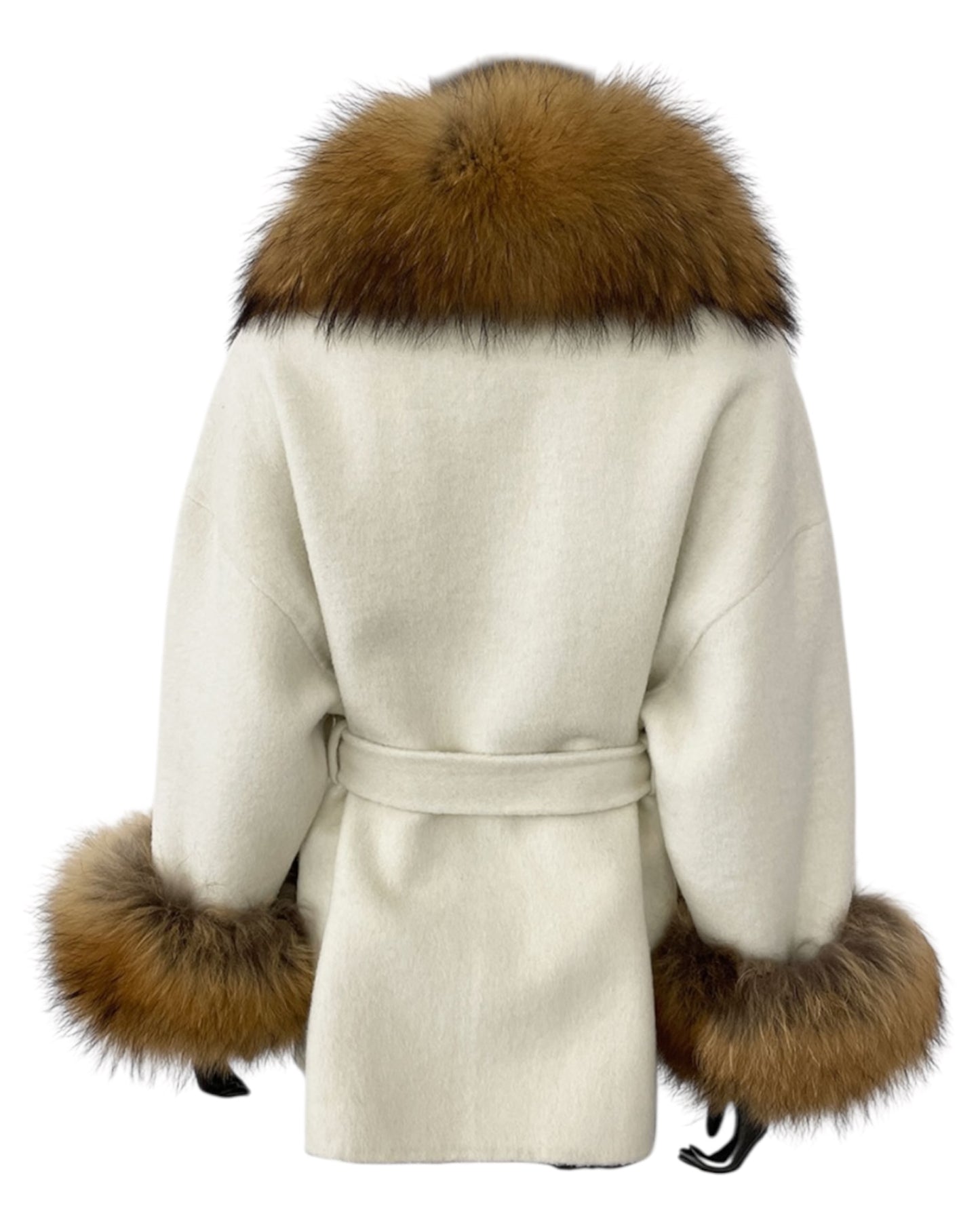 Cashmere coat “Anna” gray