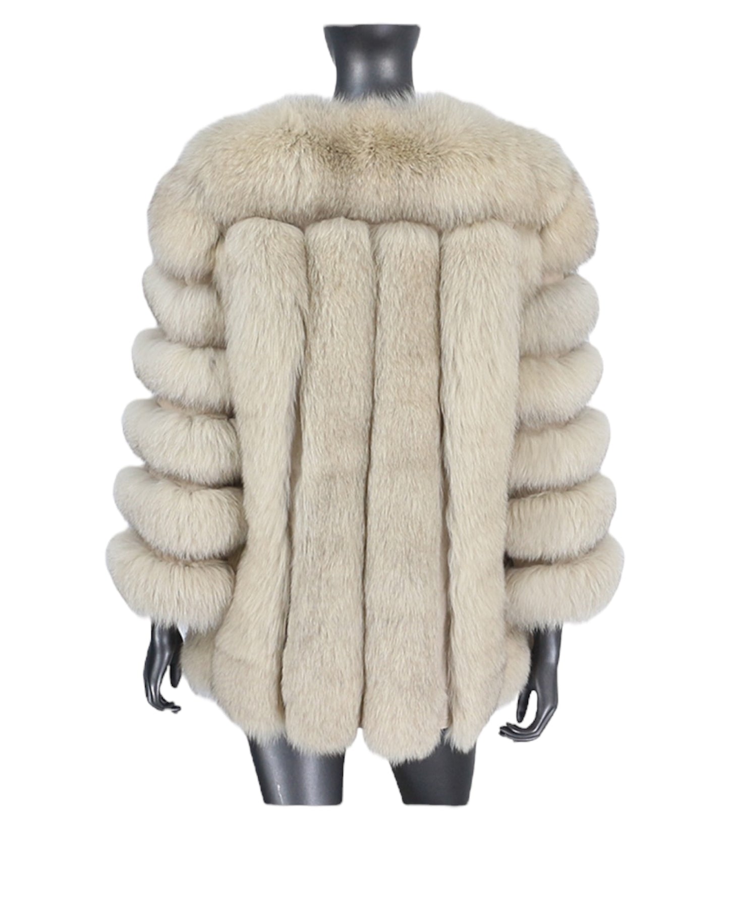 Pelzjacke “ Sara “ aus Echtfell creme