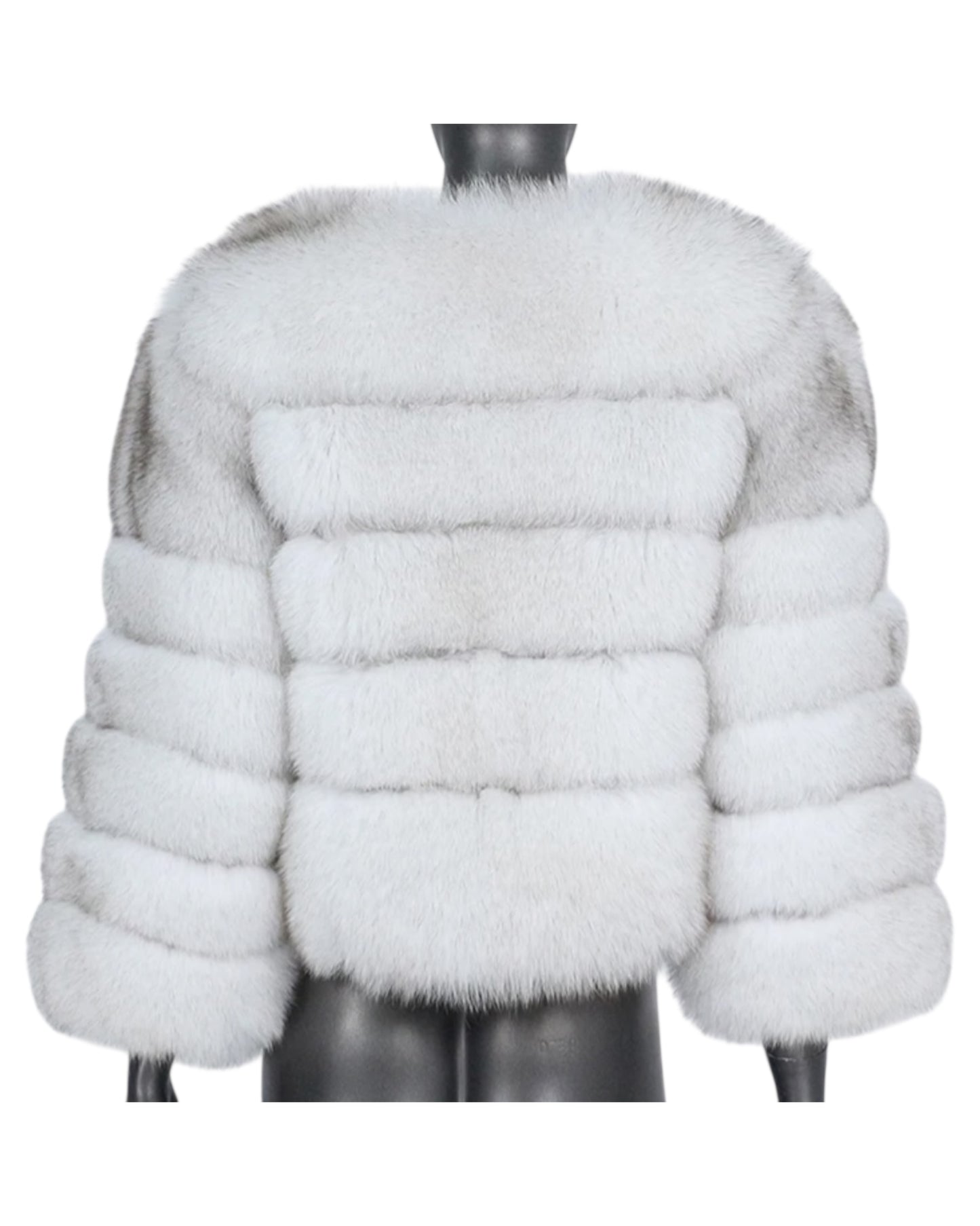 Veste en fourrure « Kiana » en vraie fourrure crème