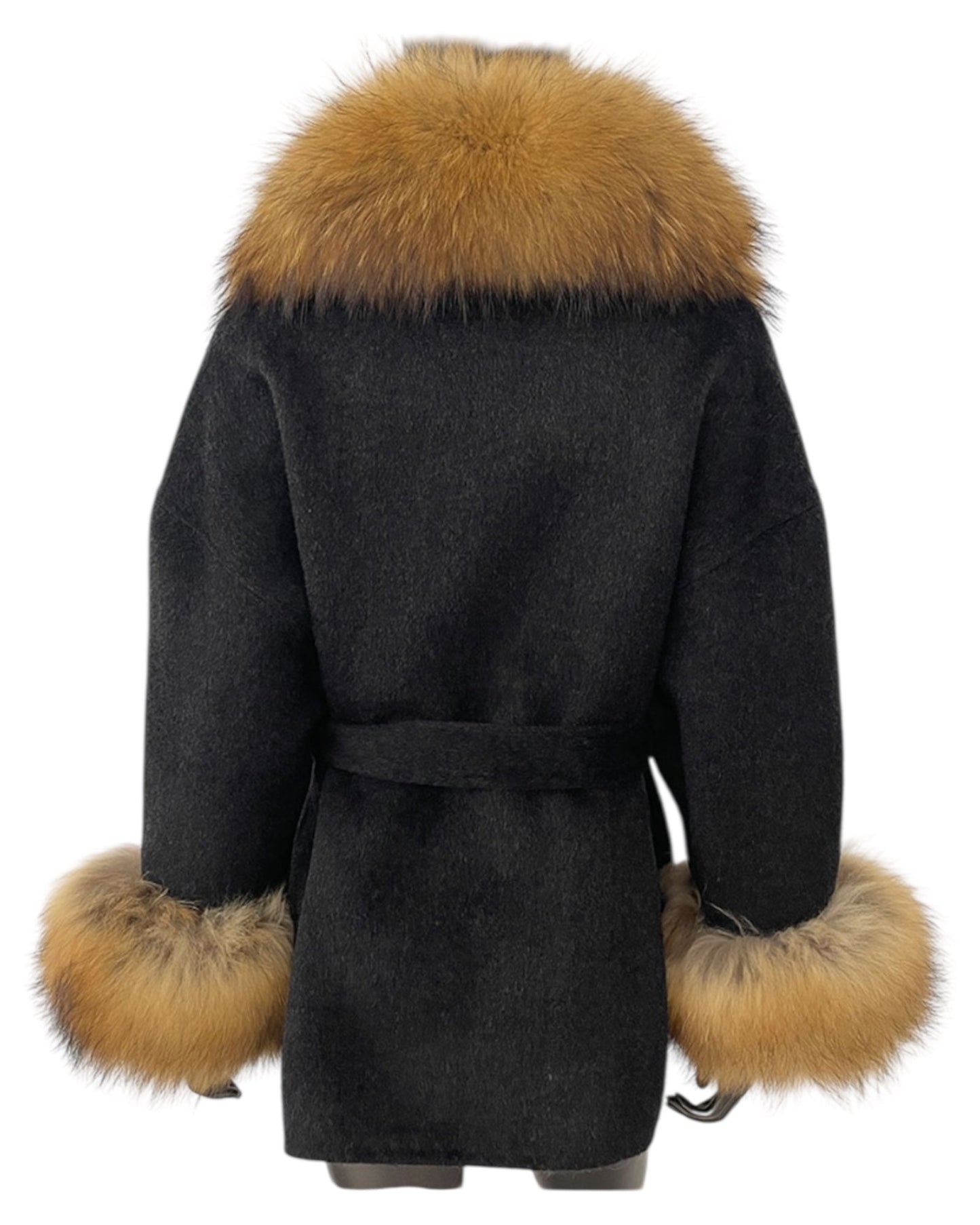 Cashmere coat “Anna” gray