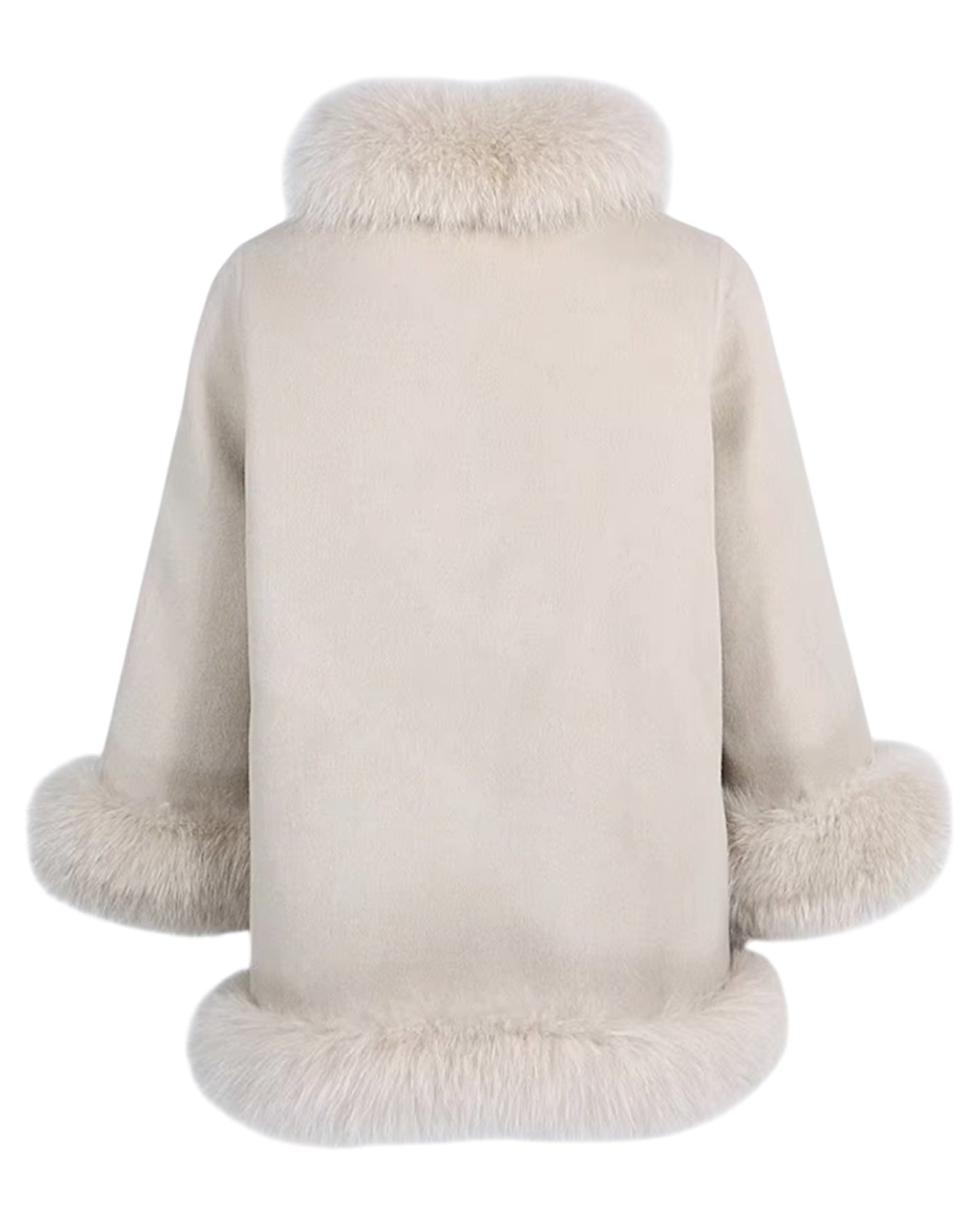 Cashmere coat “Valentina” taupe