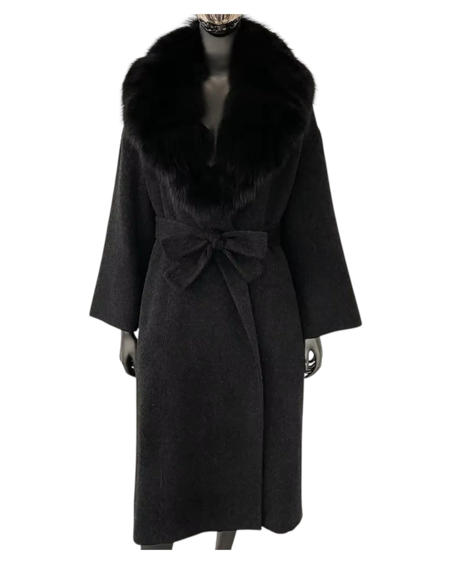 Cashmere coat “Louisa” gray