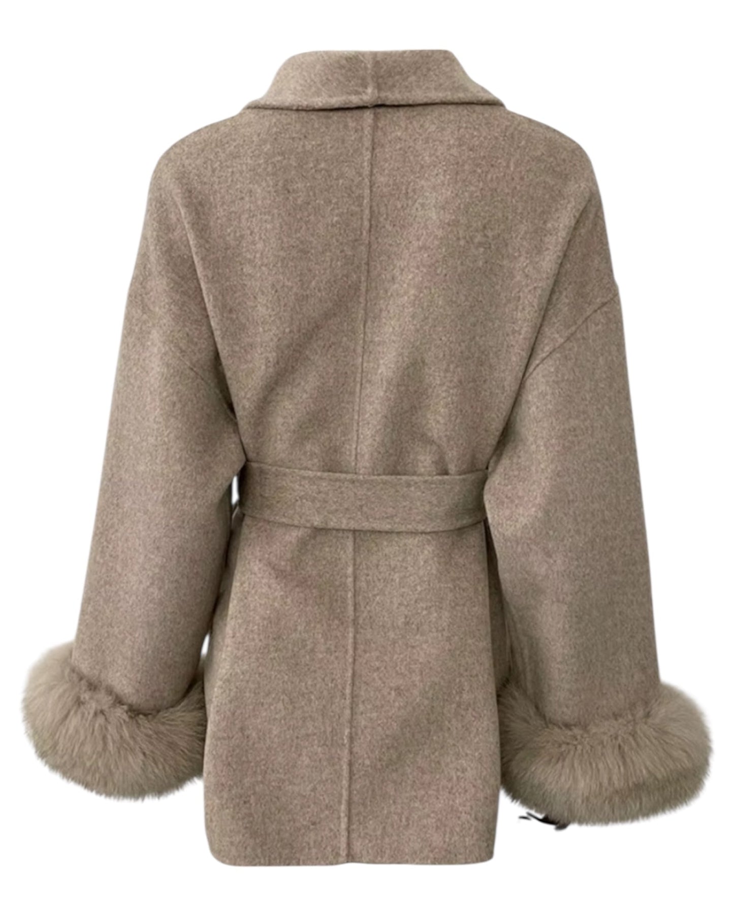 Cashmere coat “Louisa” gray
