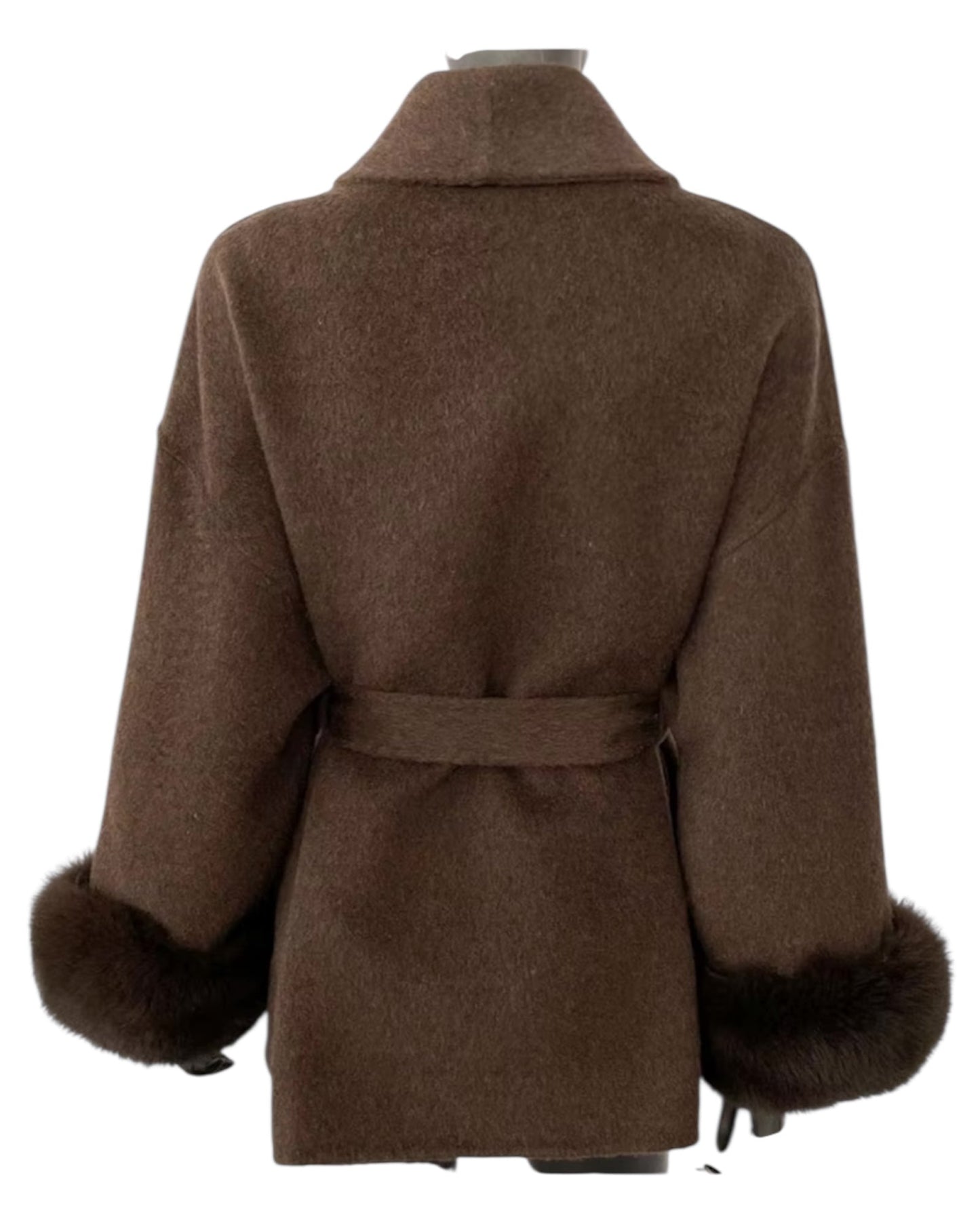 Cashmere coat “Louisa” gray