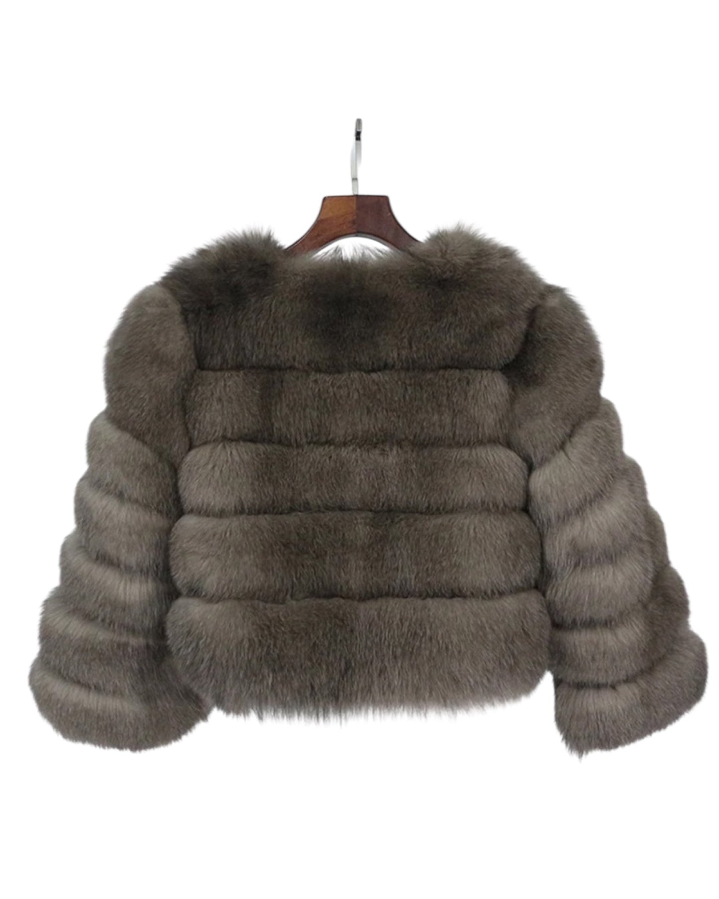 “Anthika” fur jacket made of real fur