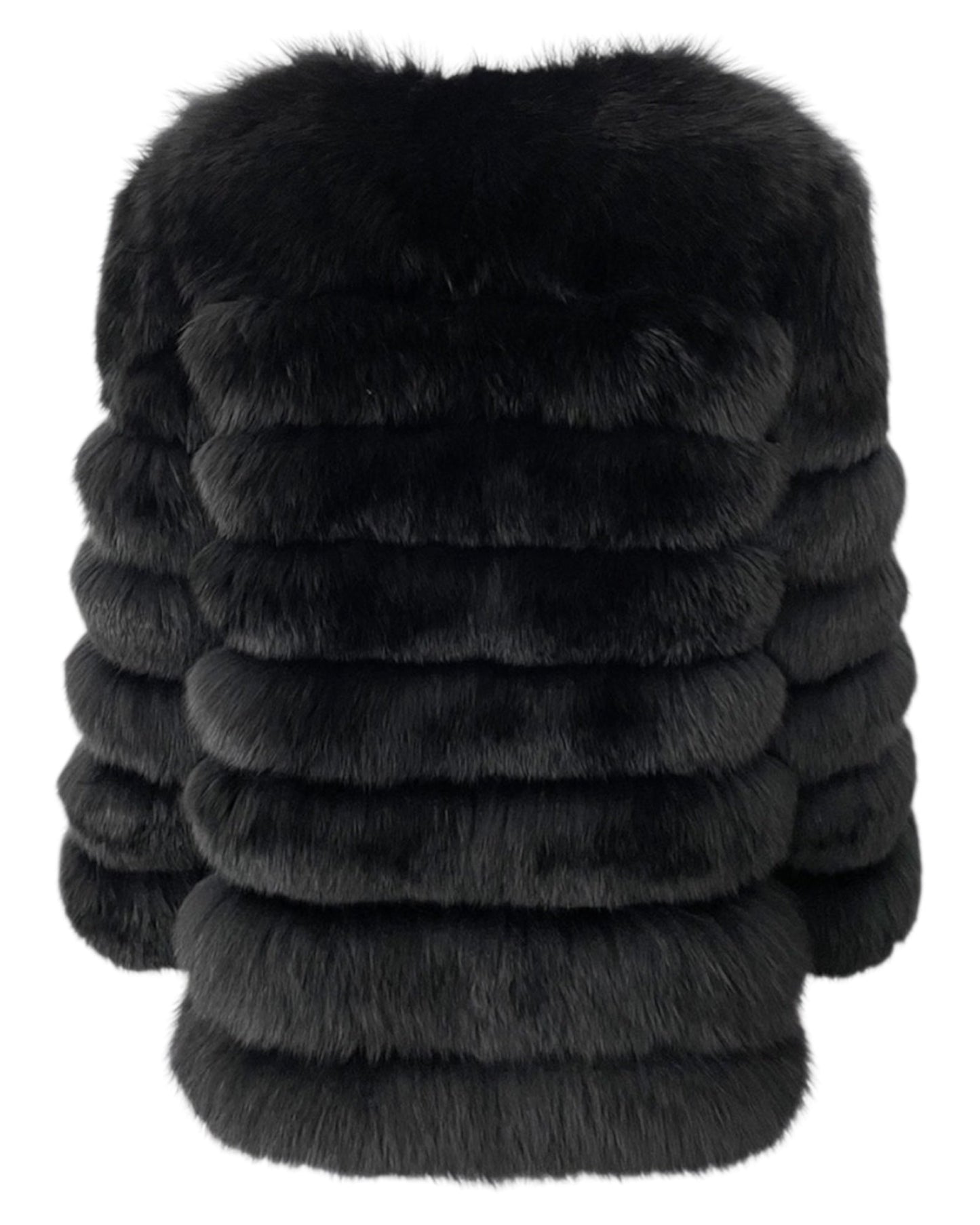 “Anthika” fur jacket made of real fur