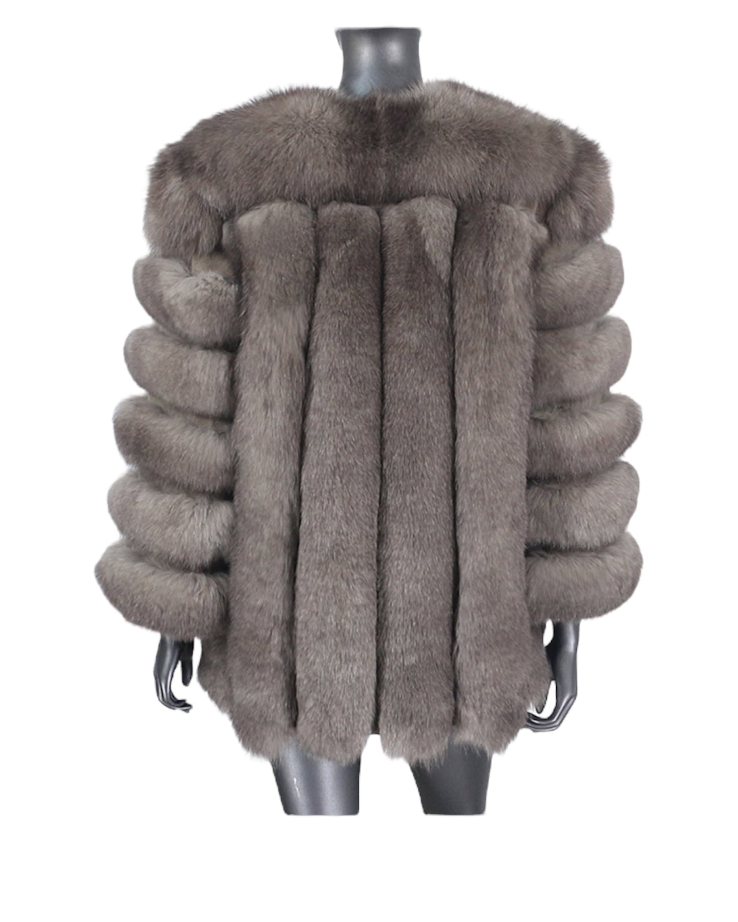 “Anthika” fur jacket made of real fur