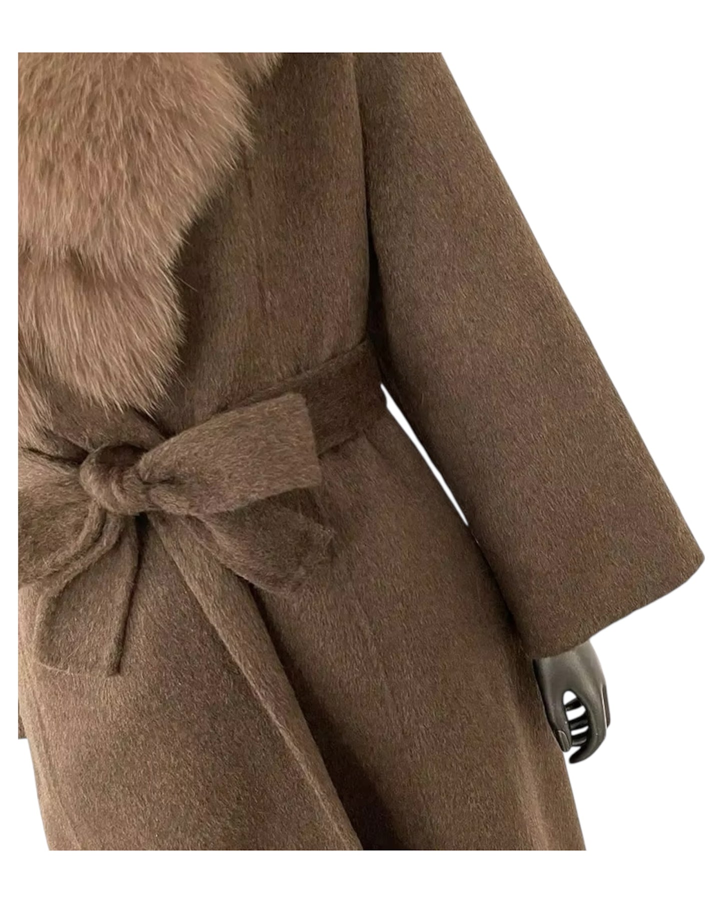 Cashmere coat “Louisa” gray