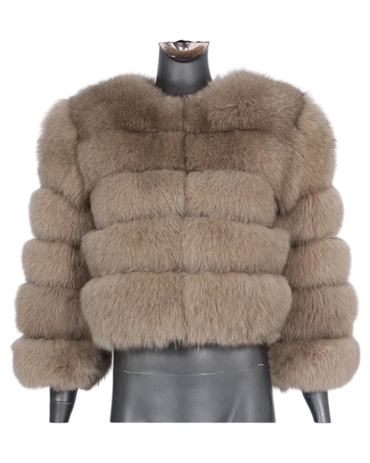 Pelzjacke „Kiana“ aus Echtfell beige