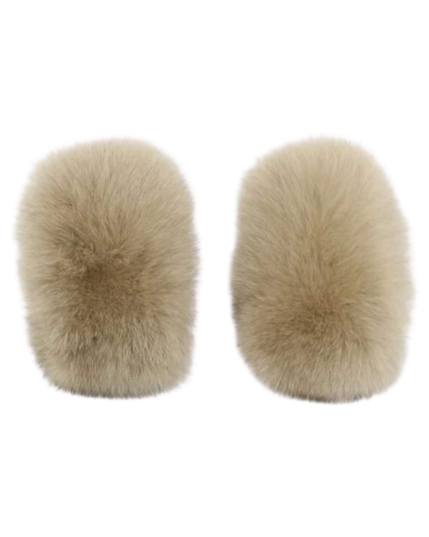 Pelz MANSCHETTEN beige