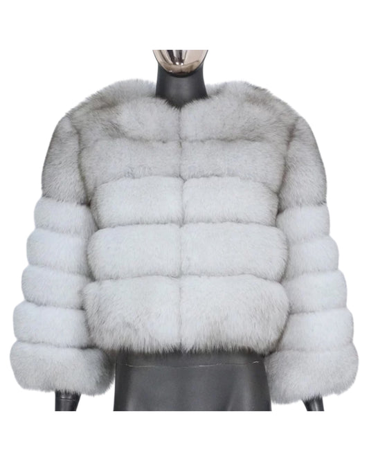 Pelzjacke „Kiana“ aus Echtfell weiß
