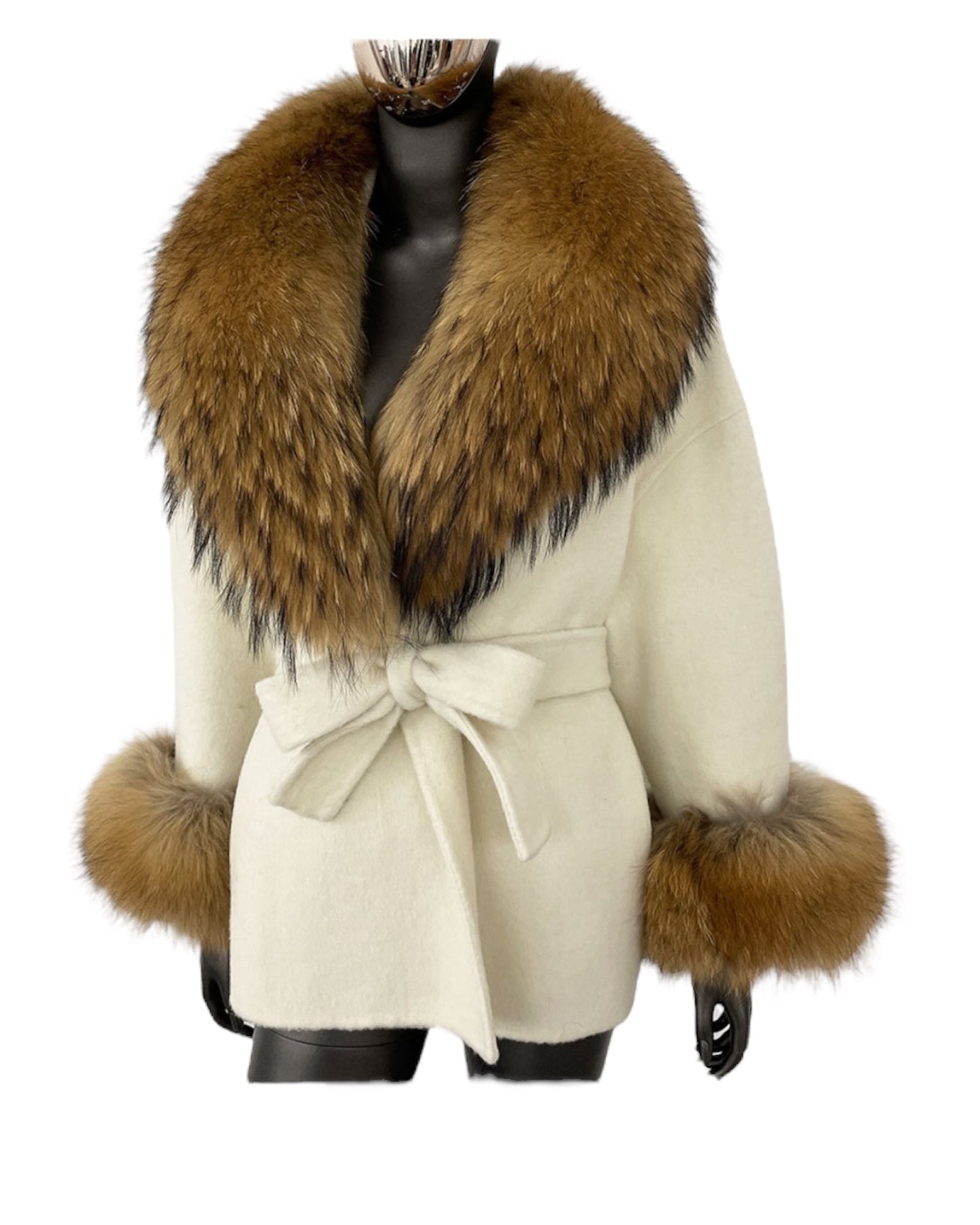 Cashmere coat “Anna” gray