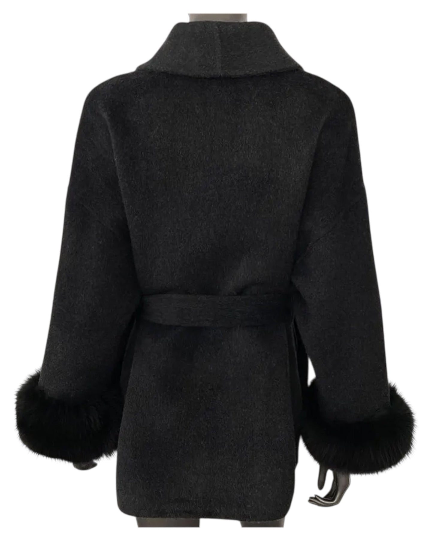 Cashmere coat “Louisa” gray
