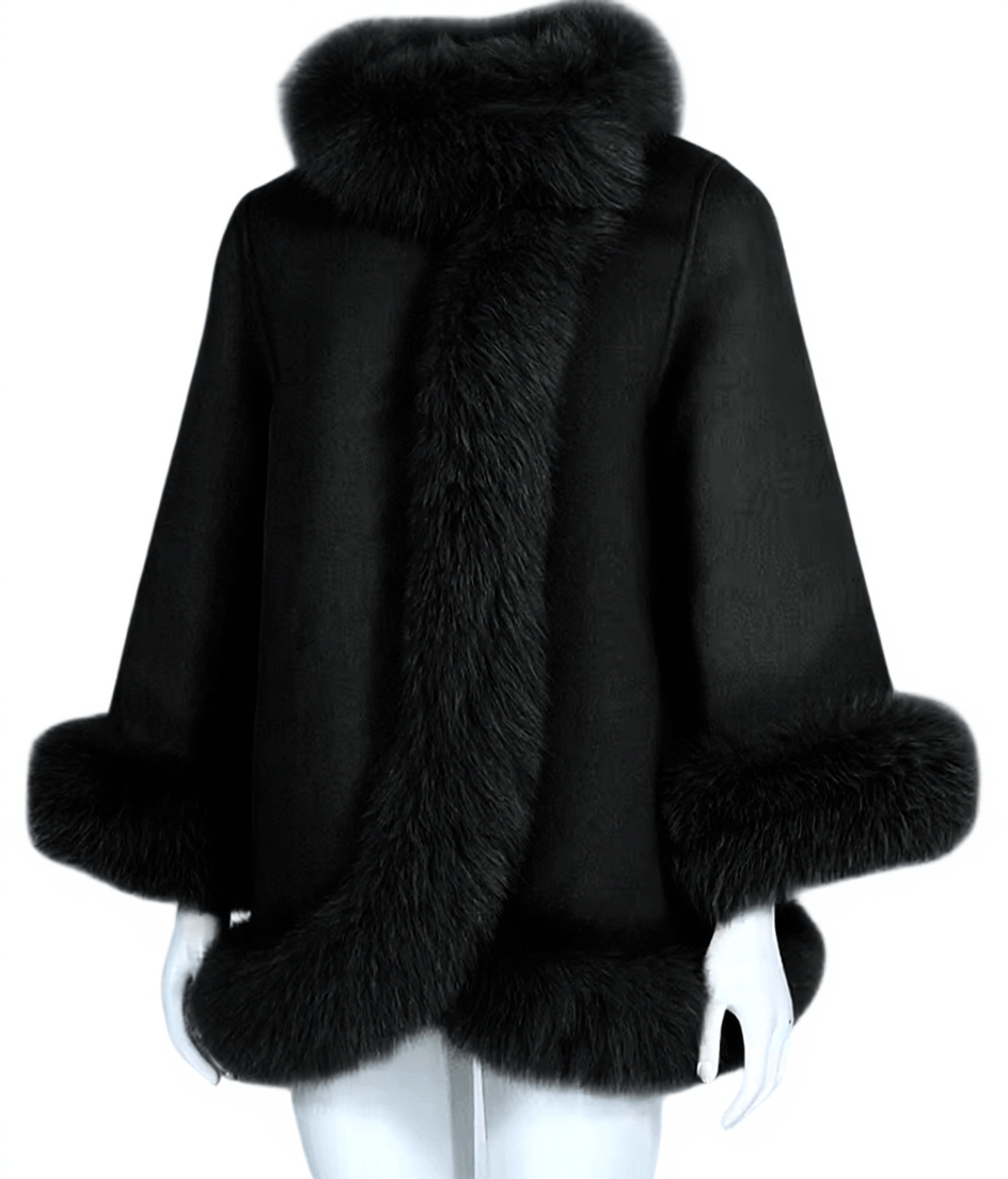 Cashmere coat “Valentina” black