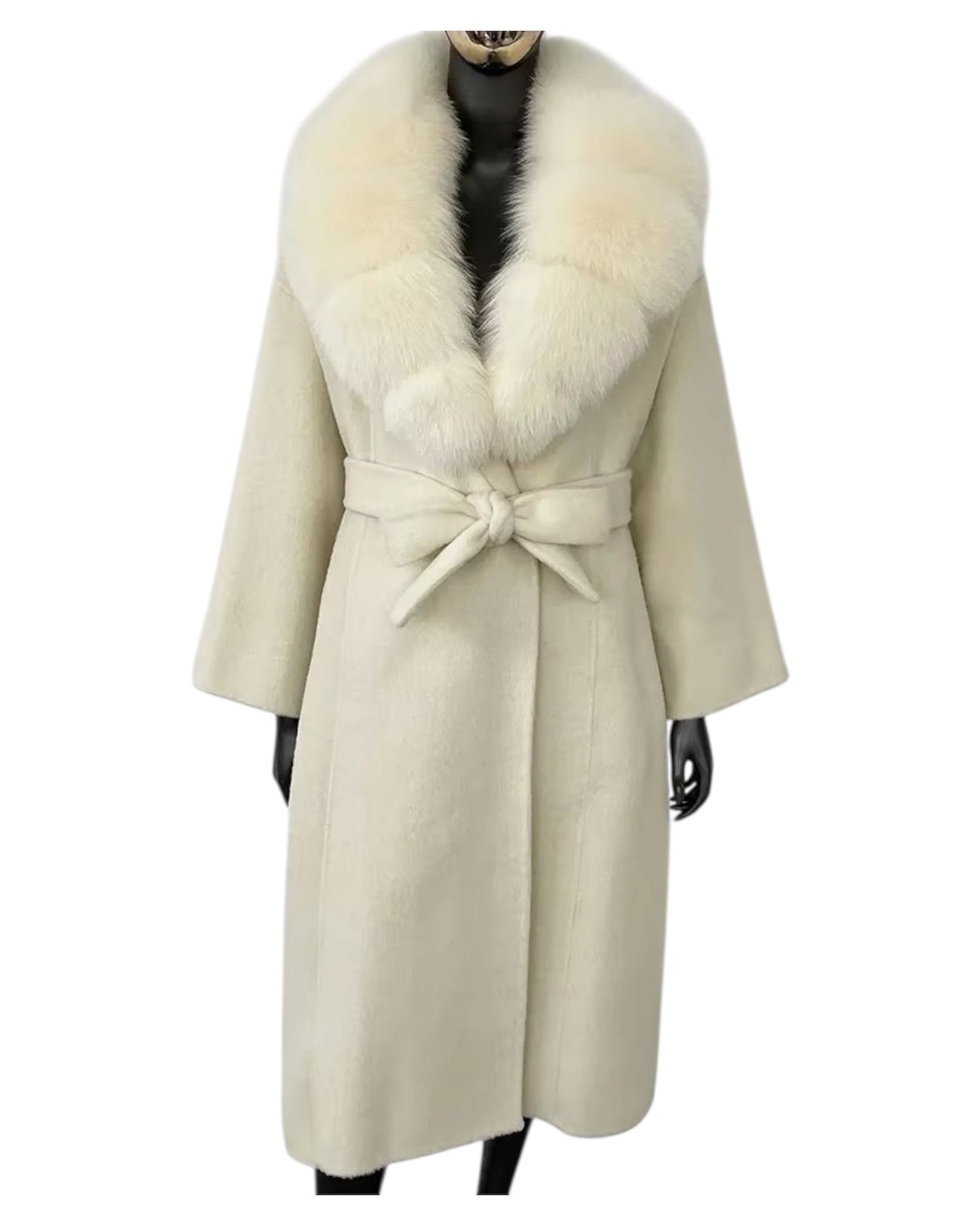 Cashmere coat “Louisa” gray