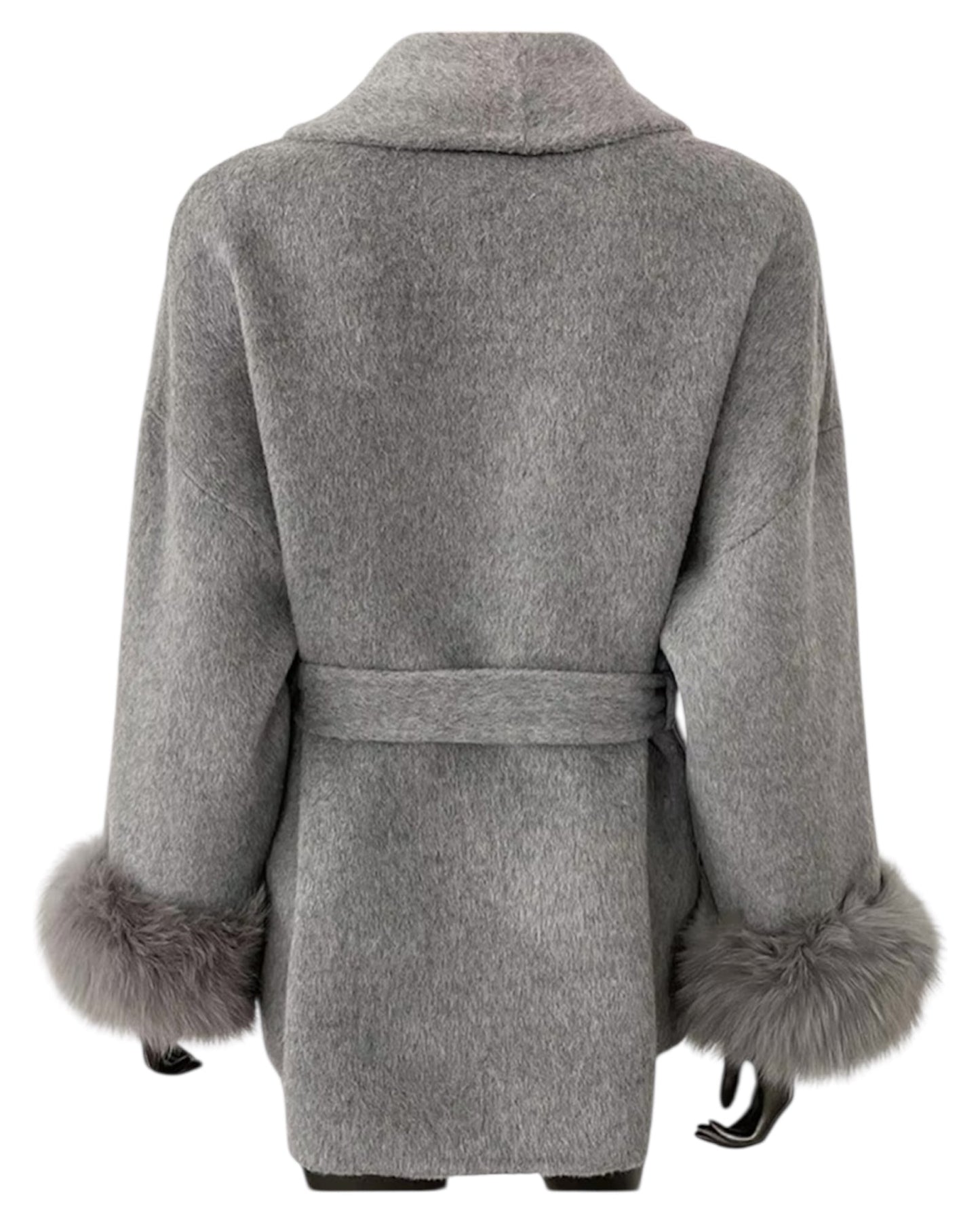 Manteau en cachemire « Louisa » gris