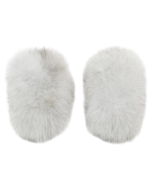 Fur CUFFS white