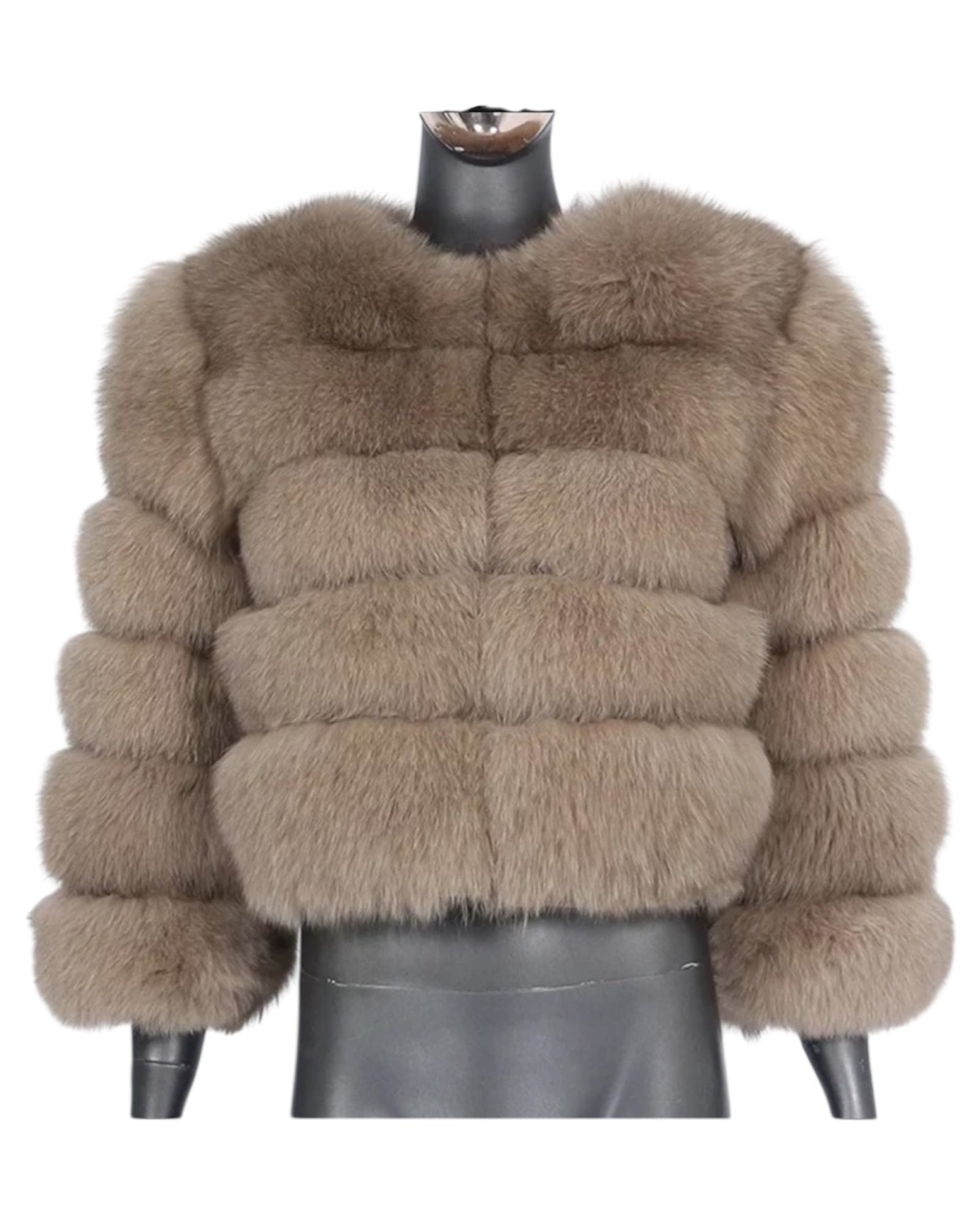 “Anthika” fur jacket made of real fur