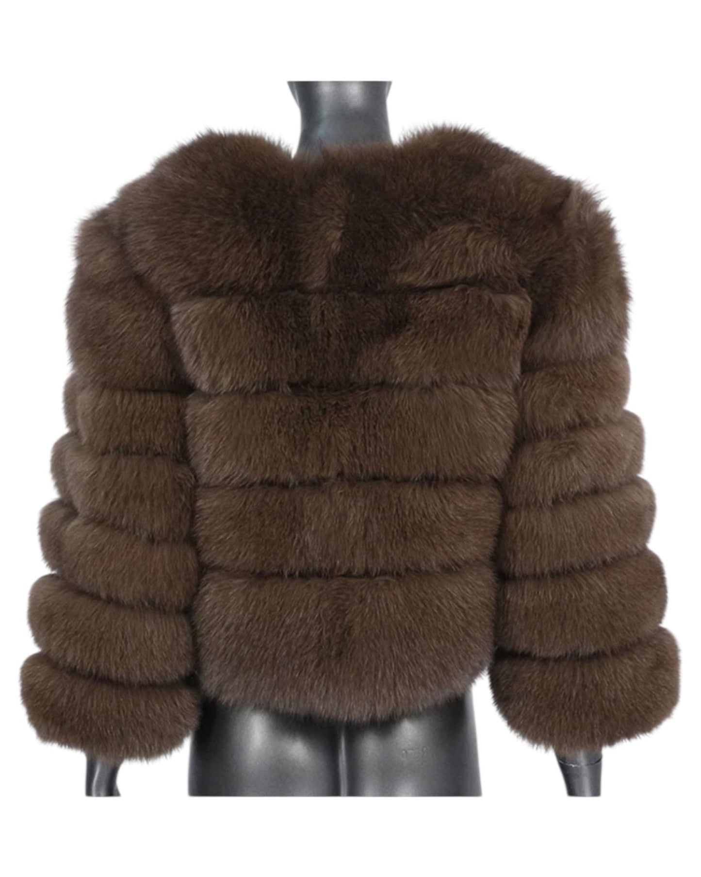 “Anthika” fur jacket made of real fur