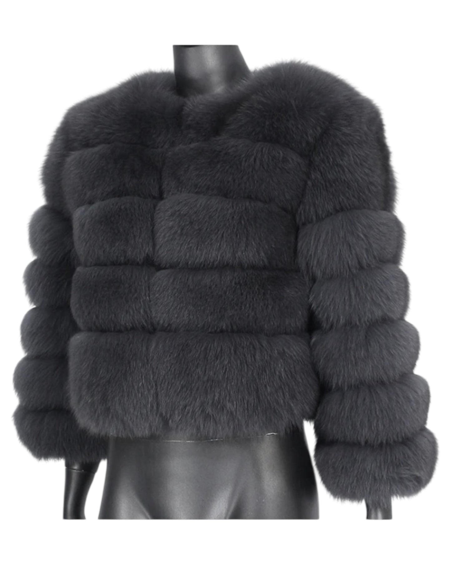 “Anthika” fur jacket made of real fur
