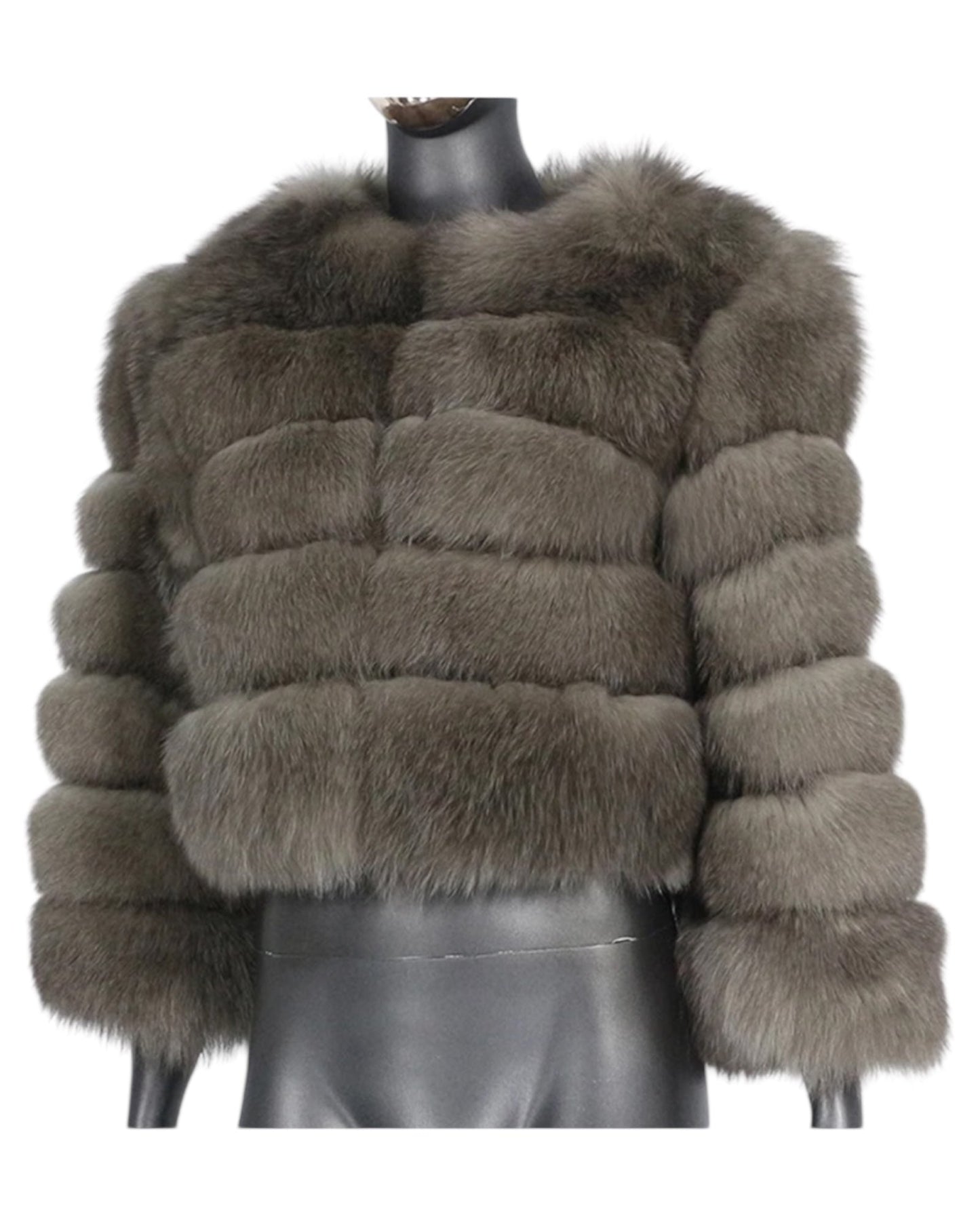 “Anthika” fur jacket made of real fur