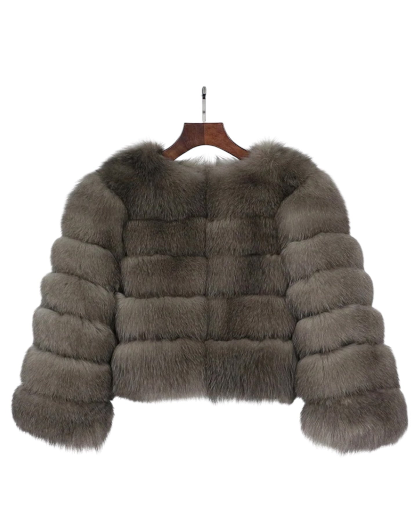 “Anthika” fur jacket made of real fur