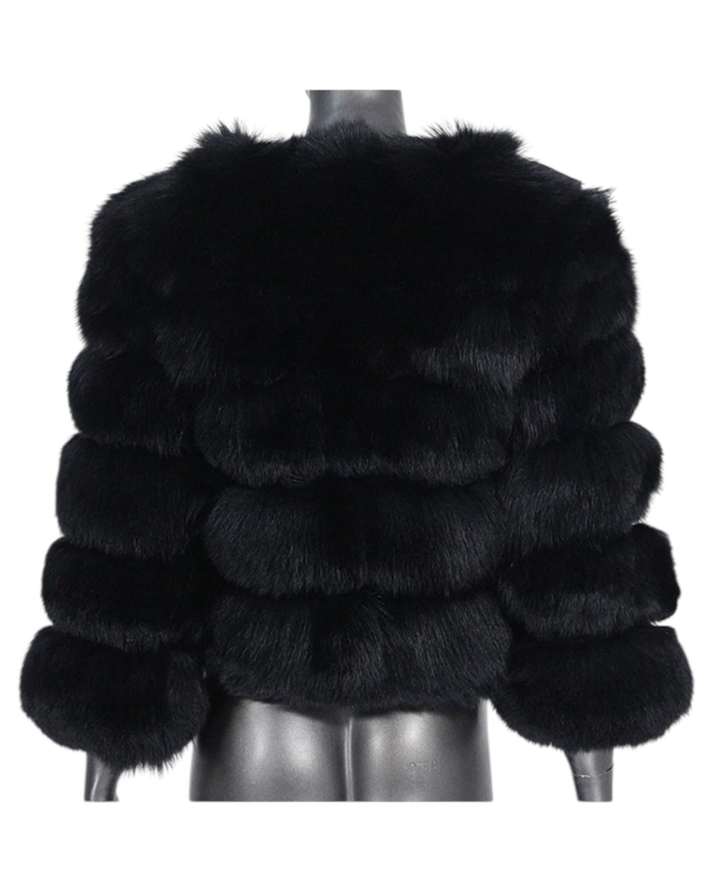 “Anthika” fur jacket made of real fur