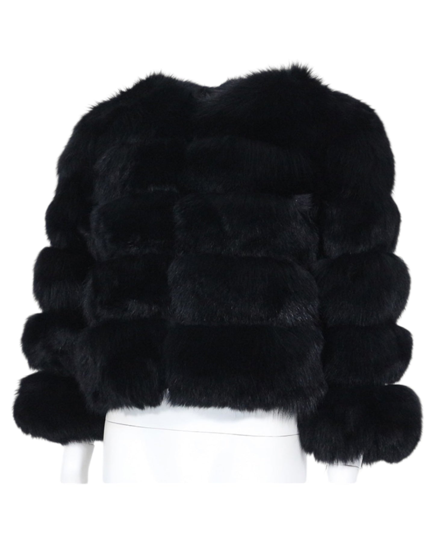 “Anthika” fur jacket made of real fur