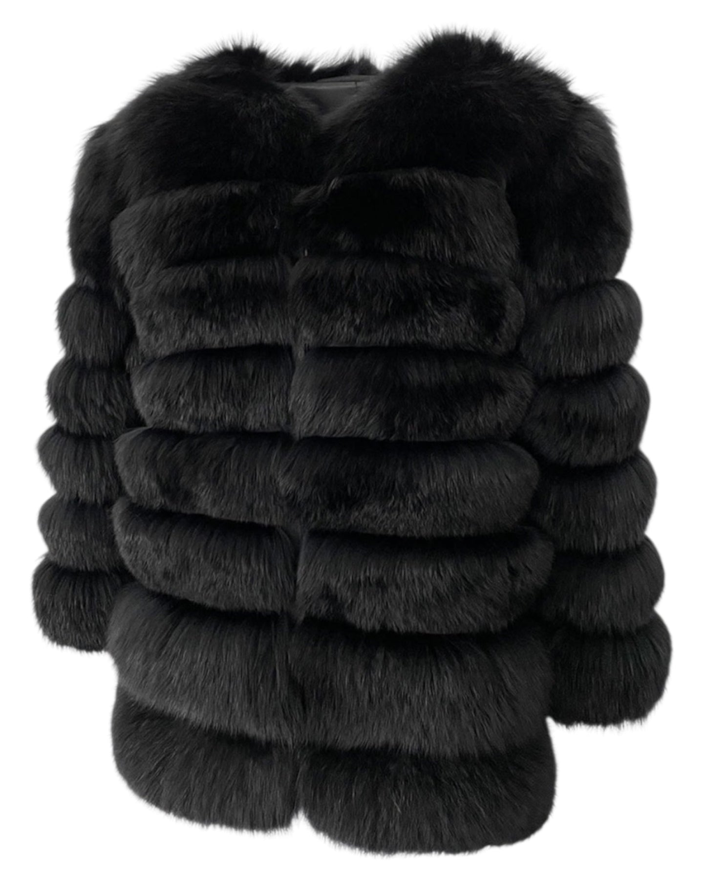“Anthika” fur jacket made of real fur