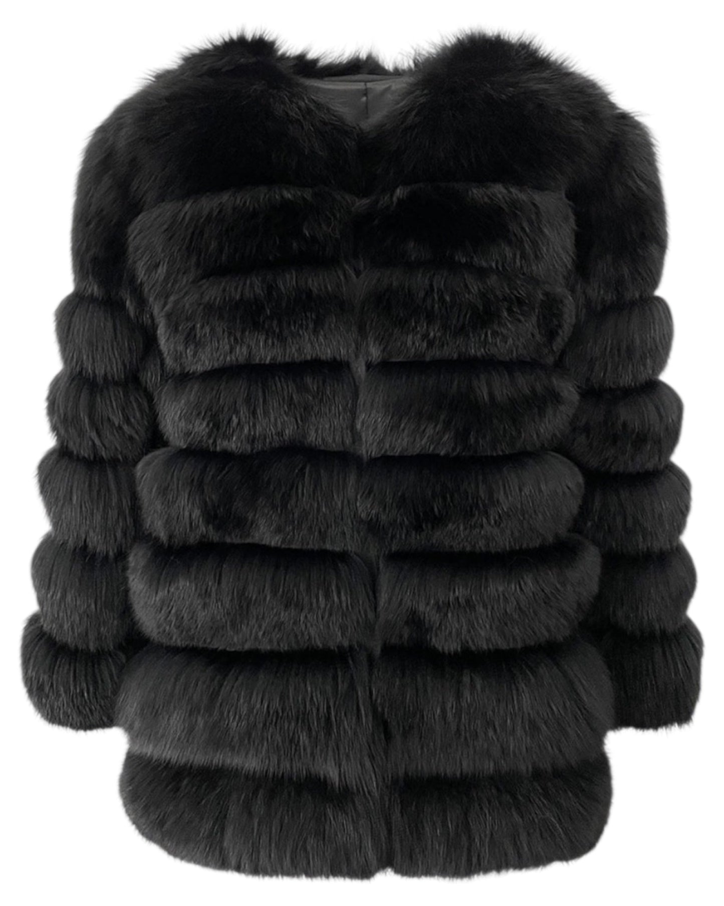 “Anthika” fur jacket made of real fur