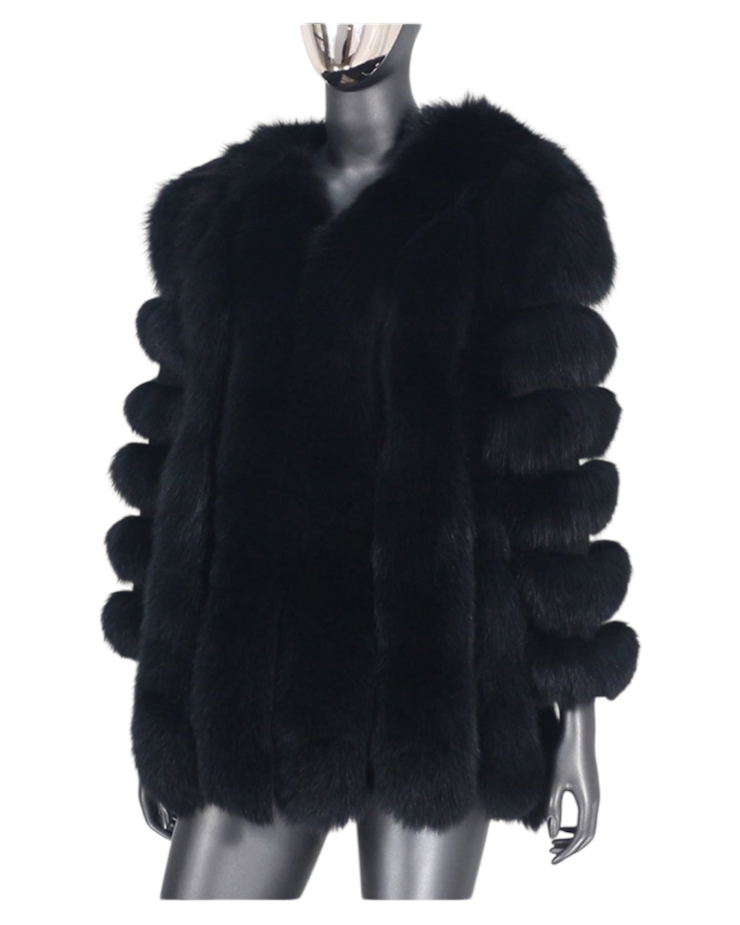 “Anthika” fur jacket made of real fur