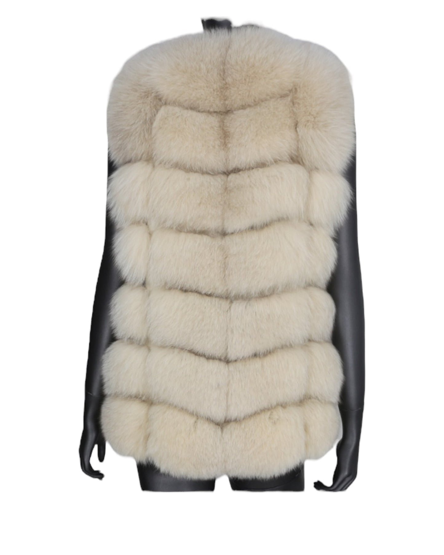 Fur vest “Naomi” cream