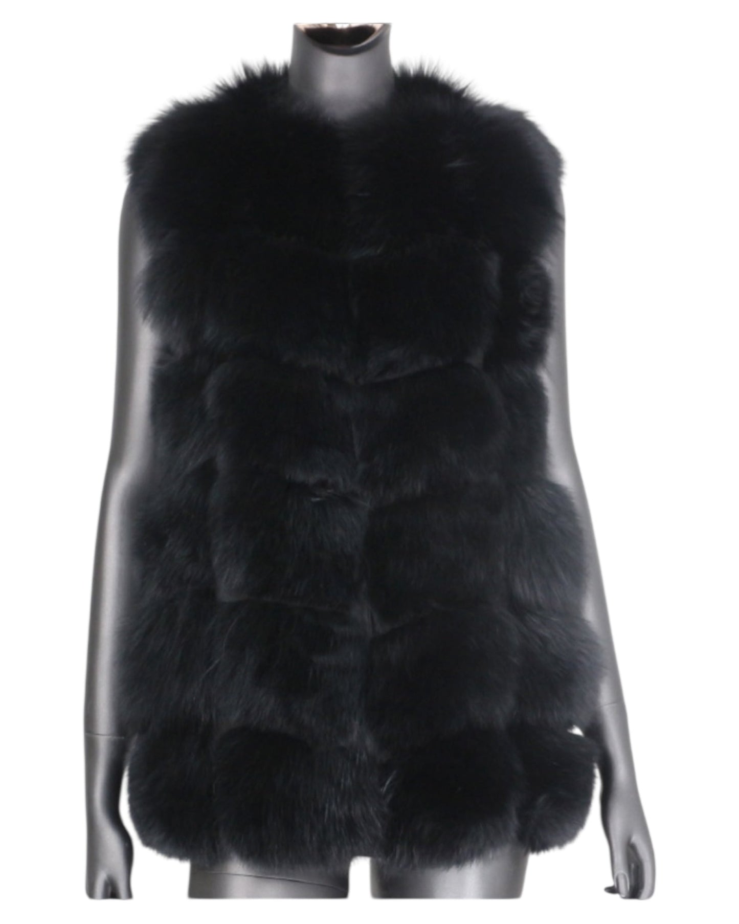 Fur vest “Naomi” black