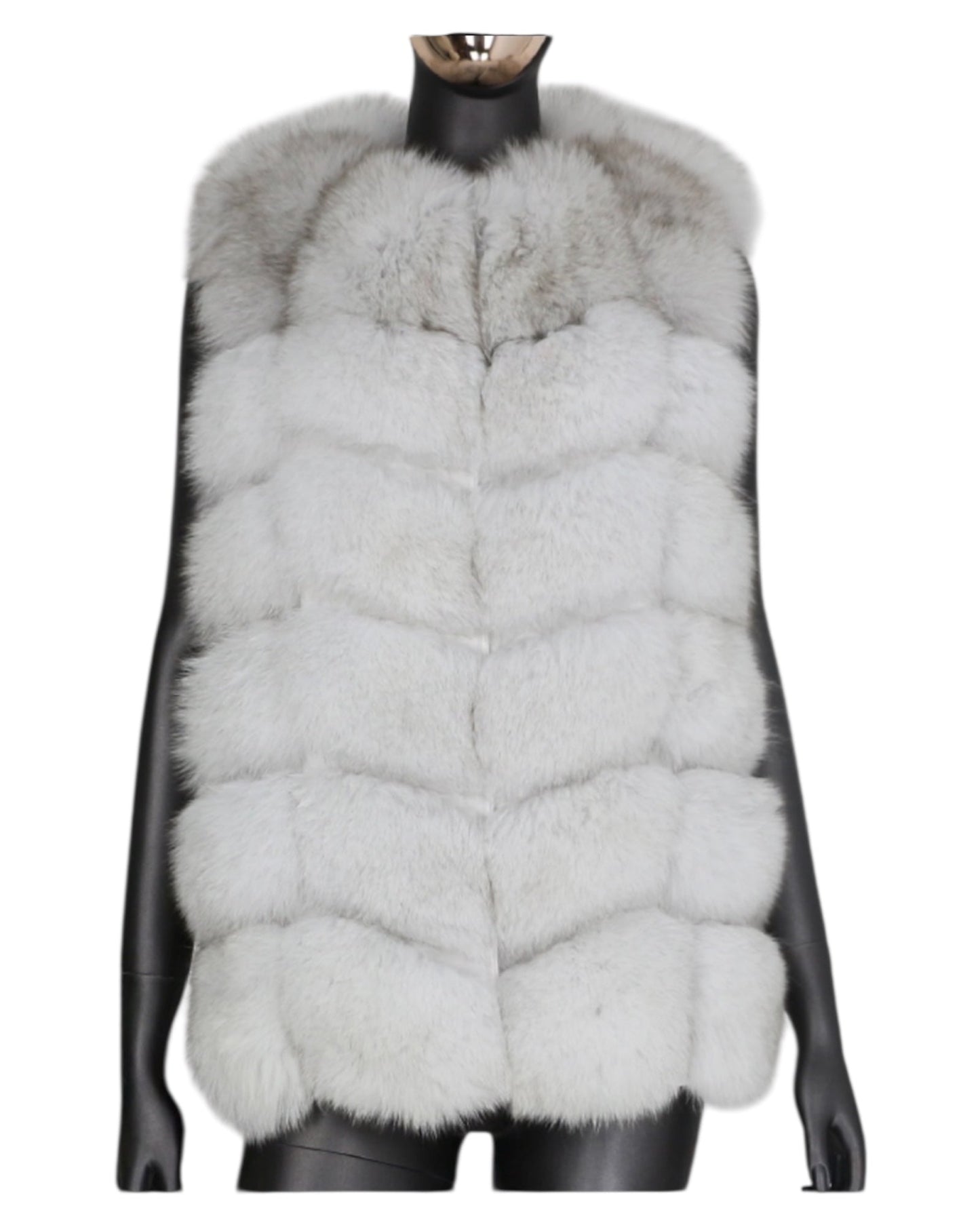 Fur vest “Naomi” white
